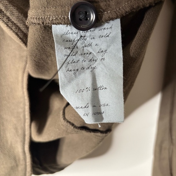 Raquel Allegra Cotton Blazer Jacket Green - Picture 4 of 5